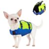 Comfortable and Secure Dog Flotation Vest with Quick-Release Buckle and Adjustable Straps