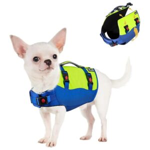 Comfortable and Secure Dog Flotation Vest with Quick-Release Buckle and Adjustable Straps