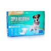 Comfortable and Secure White and Blue X-Large Disposable Female Dog Diapers