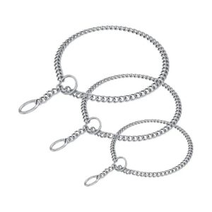 Comfortable and Smooth Stainless Steel Dog Collar Chain for Small Medium Large Dogs