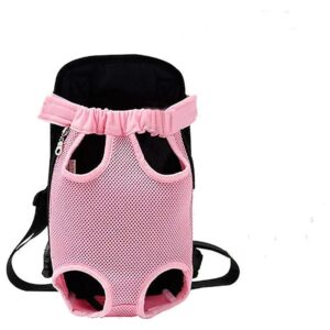 Comfortable and Soft Pet Carrier Backpack with Leg Out Front for Puppy and Kitten Travel