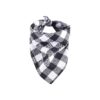 Comfortable and Soft Plaid Printing Dog Bandana Triangle Scarf Bib for Pet Fashion