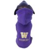 Comfortable and Stylish Washington Huskies Dog Polar Fleece Hooded Jacket for Winter