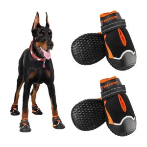 Comfortable and Supportive Waterproof Dog Boots for Daily Walking and Hiking