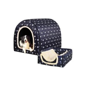 Comfortable and Versatile Dog Bed with Two Usage Options for Large Dogs