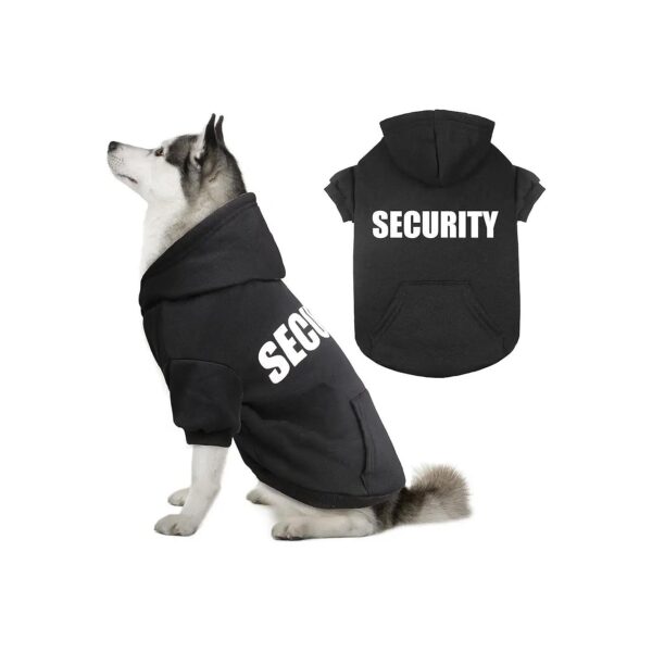 Comfortable and Versatile Dog Sweater with Security Print for Large Dogs XXL