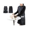 Comfortable and Versatile Pet Grooming Apron with 2 Pockets for Pet Shop Workers