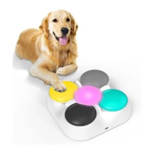 Comforting Dog Calming Music Player with Adjustable Volume and Recordable Button