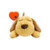 Comforting Plush Heartbeat Toy with Simulated Heartbeat and Heat for Dogs and Cats