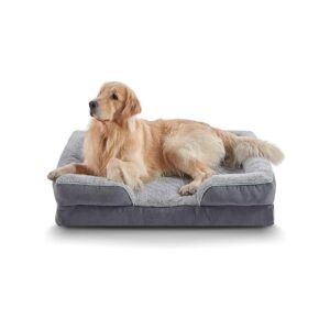 Comfy Dog Bed Couch for Extra Large Dogs with Waterproof and Orthopedic Design