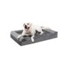 Comfy Orthopedic Dog Bed for Medium Large Dogs with Easy-Care Removable Cover