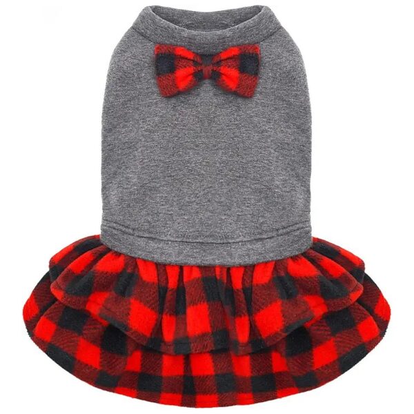 Comfy and Stylish Small Dog Dress for Christmas Celebrations