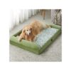 Comfy and Supportive Dog Bed with Egg Foam Layer and Waterproof Cover for Large Dogs