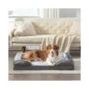 Comfy and Supportive Orthopedic Dog Bed for Large Dogs with Egg Foam and Removable Cover