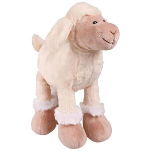 Compact 30 cm Sheep Plush Toy with Sound Effects