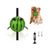 Compact Dog Ball with PU Material and Grab Straps for Friendly Play