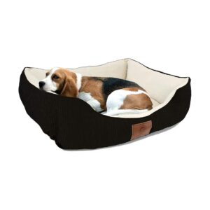 Compact Dog Bed for Small Breeds with Easy Cleaning and Lightweight Construction