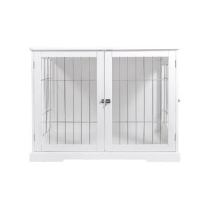 Compact Indoor Dog Crate and Table Combo for any Room