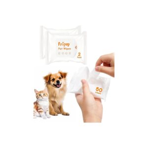 Compact Pet Wipes for Facial Cleaning and Eye Care for Small Dogs