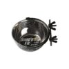 Compact Stainless Steel Food Bowl for Small Dogs and Cats