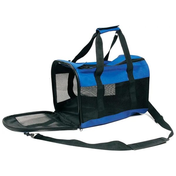 Compact and Breathable Pet Carrier Bag for Small Pets with Detachable Strap