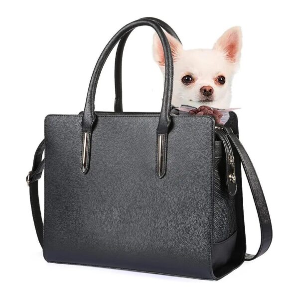 Compact and Comfortable Pet Carrier for Small Dogs, Ideal for Travel and Shopping