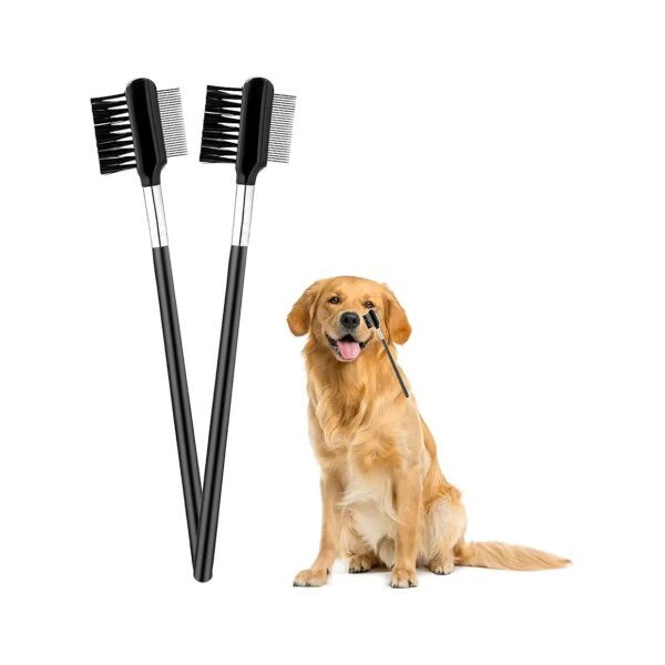 Compact and Convenient Dog Eye Tear Stain Comb for Pet Owners