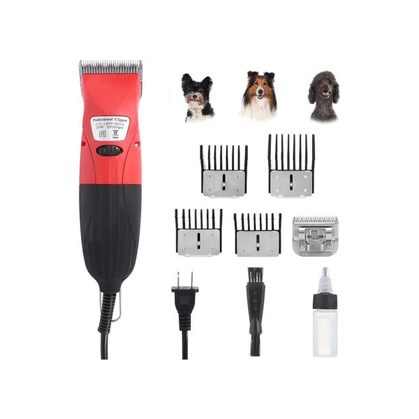 Compact and Portable Pet Grooming Kit with 35W Electric Clipper and 3 Blades