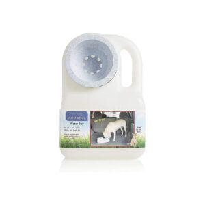 Compact and Portable Water Bowl for Pet Travel 3 Quarts Blue