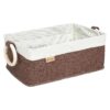 Compact and Versatile Dog Storage Basket for Pets and Home Decor