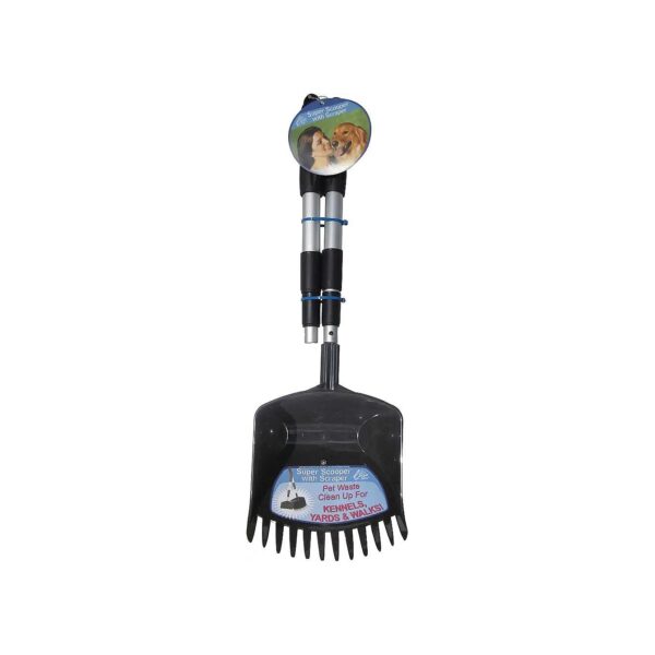 Companion Gear Pet Waste Scooper with Scraper and Shovel for Efficient Yard Cleanup