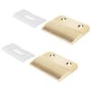 Compatible 2-hole Clipper Blades for Wahl 30-15-10 Clippers, Easy Replacement