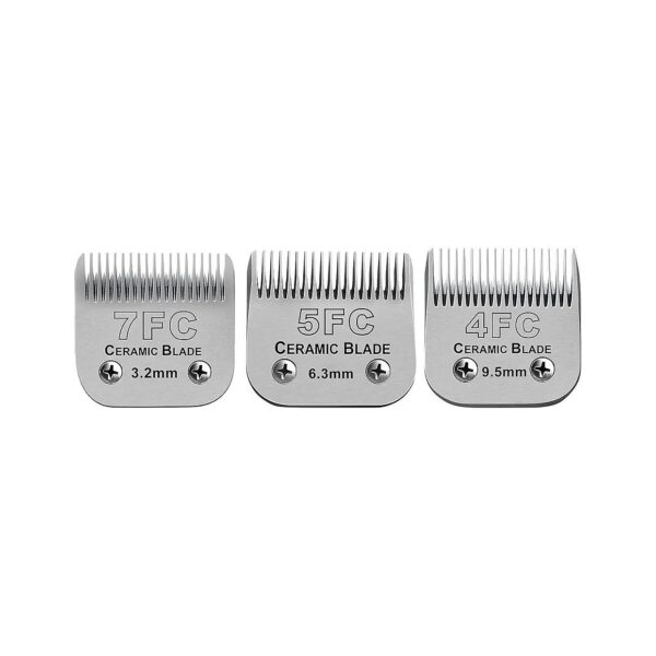 Compatible Dog Grooming Clipper Blades for Andis, Oster, and Wahl Clippers