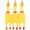 Complete 3 Pack of Rubber Chicken Dog Toys for Long-Lasting Play