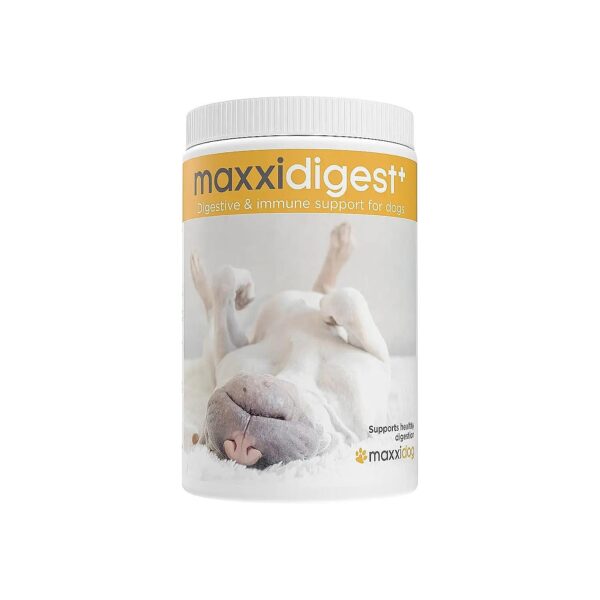 Complete Digestive Health Supplement for Dogs with Probiotics and Enzymes