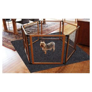 Complete Dog Crate Solution Soft Comfortable Absorbent and Waterproof Mat for Pets