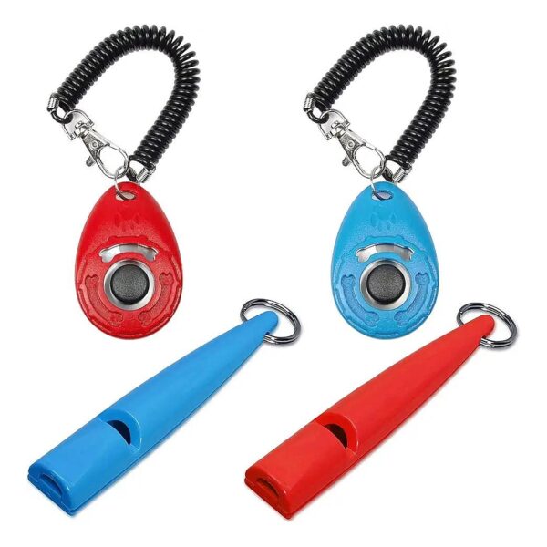 Complete Dog Training Kit for Behavior and Obedience Training with Clicker and Whistle