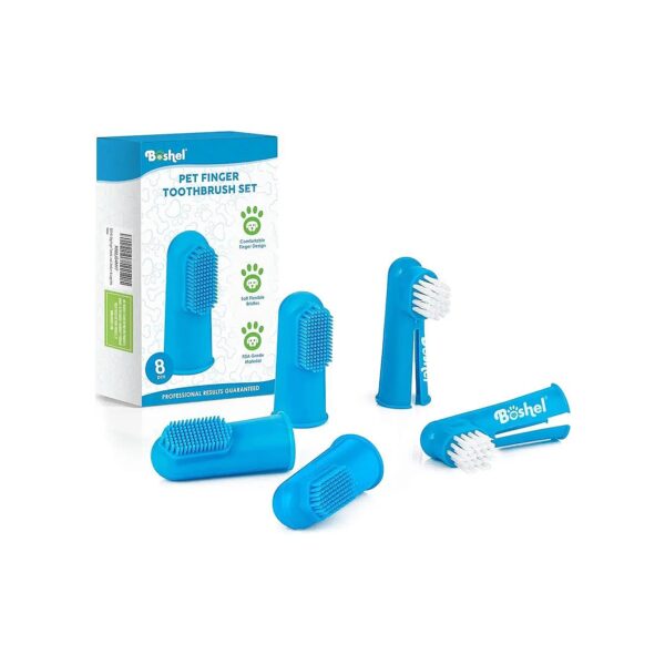 Complete Finger Toothbrush Kit for Small and Large Breed Dogs