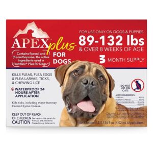 Complete Flea and Tick Protection for X-Large Dogs - 3 Month Supply