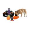 Complete Halloween Dog Toy Set with Slow Feeder Lick Mat Squeaky Latex Toys