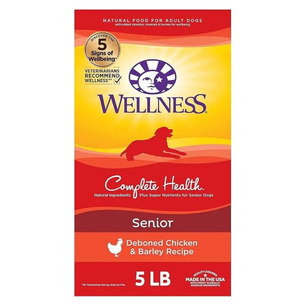 Complete Health Senior Dry Dog Food with Natural Ingredients and Limited Fillers