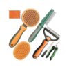 Complete Pet Grooming Kit for Dogs and Cats with 7 Essential Brushes