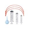 Complete Puppy Feeding Kit for Newborn Animals Including Syringes and Feeding Tubes