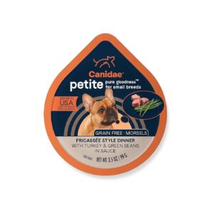 Complete Wet Dog Food for Small Dogs, Turkey and Green Beans, Wholesome and Nutritious