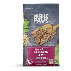 Complete and Balanced Adult Dog Food with Whole Ingredients Lamb and Garbanzo Beans