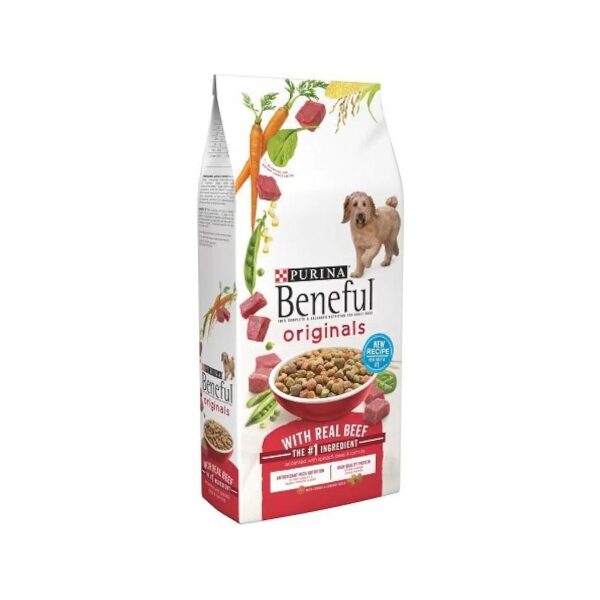 Complete and Balanced Dry Food for Adult Canines with Real Beef