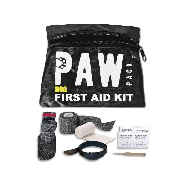 Comprehensive Dog First Aid Kit with Tweezers and Medical Tape