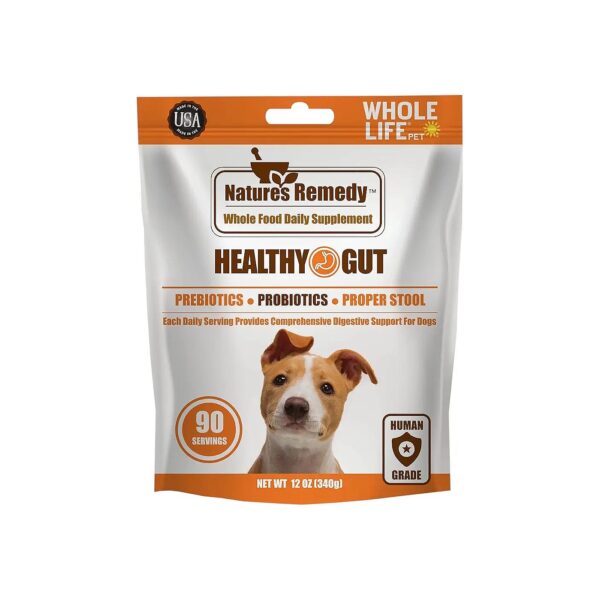 Comprehensive Gut Health Supplement with Probiotics and Prebiotics for Dogs