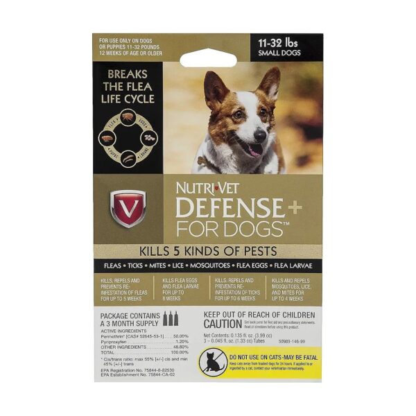 Comprehensive Small Dog Flea and Tick Control with Mosquito and Mite Guard