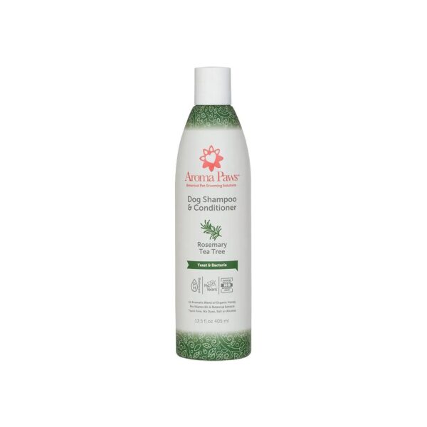 Conditioning, Cleansing, and Moisturizing Dog Shampoo with Rosemary and Tea Tree